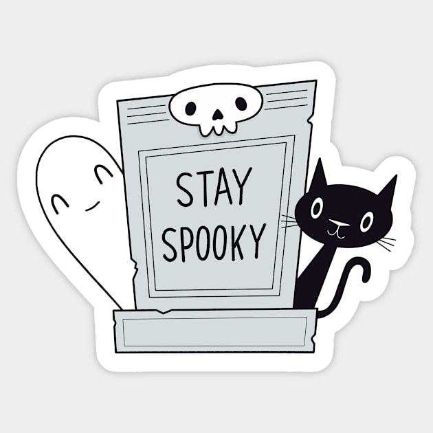 Stay Spooky Sticker by Andy McNally